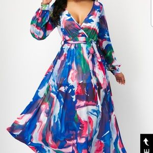 NEW Colorful Maxi Dress